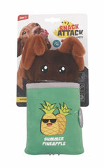 M-Pets Angel Ödül Hazneli Peluş Köpek Oyuncağı 12x5x23.5 Cm Kahverengi/Yeşil