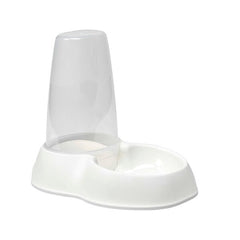 Moderna Seniflo Kedi ve Köpek için Hazneli Mama ve Su Kabı Beyaz 1.5 Lt