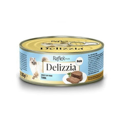 Reflex Plus Delizzia Kıyılmış Ton Balıklı Yetişkin Konserve Kedi Maması 85 Gr 1 Adet