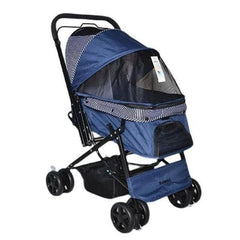 Zampa Nova Kedi ve Köpek Arabası Lacivert 52x76.5x95 Cm