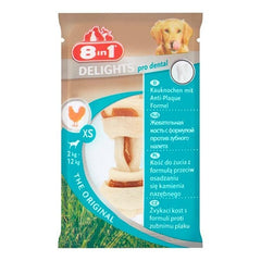 8in1 Delights Dental Köpek Kemik Ödülü 1 Adet Xsmall 12 Gr