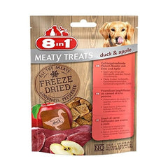 8in1 Freeze Dried Tahılsız Kurutulmuş Ördek ve Elmalı Köpek Ödül Maması 1 Adet 50 Gr
