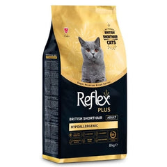 Reflex Plus British Shorthair Tavuklu ve Kızılcıklı Yetişkin Kedi Maması 8 Kg