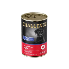 Challenge Pate Sığır Etli Yetişkin Konserve Köpek Maması 1 Adet 400 Gr