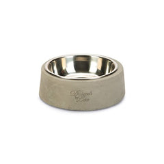 Karlie Beton Paslanmaz Çelik Kedi ve Köpek Mama ve Su Kabı 160 Ml 12.5x12.5x4 Cm