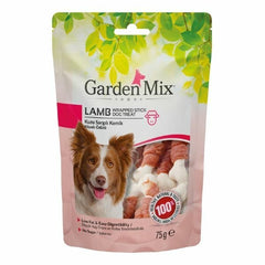 Garden Mix Kuzu Sargılı Kemik Düşük Yağlı Şekersiz Köpek Ödül Maması 1 Adet 75 Gr