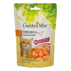 Garden Mix Tavuklu Düşük Yağlı Şekersiz Kedi Ödül Maması 1 Adet 60 Gr