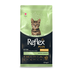 Reflex Plus Sterilised Kitten Tavuklu Kısırlaştırılmış Yavru Kedi Maması 1.5 Kg