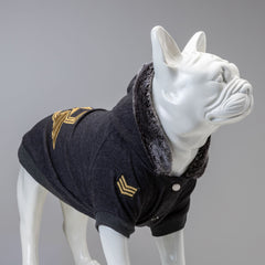 Lindo Dogs Army General Sweatshirt Köpek Kıyafeti Antrasit Beden 3