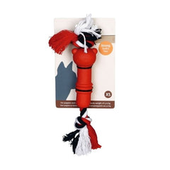 Beeztees Sumo Mini Dental İpli Kauçuk Köpek Oyuncağı Kırmızı 20 Cm