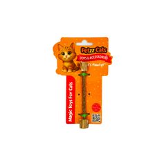 PetzzCats Halter Matatbi Çubuğu Doğal Kedi Çiğneme Oyuncağı Kahverengi 1x11 Cm