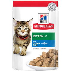 Hills Kitten Okyanus Balıklı Pouch Yavru Konserve Kedi Maması 1 Adet 85 Gr