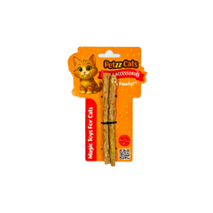 PetzzCats Dental Stick Doğal Matatabili Kedi Oyuncağı Medium 0,7-0,9x12 Cm