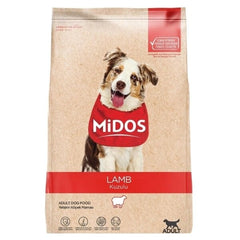 Midos Kuzu Etli ve Pirinçli Yetişkin Köpek Maması 3 Kg