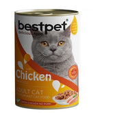 Bestpet Tavuklu Jöleli Yetişkin Konserve Kedi Maması 400 Gr