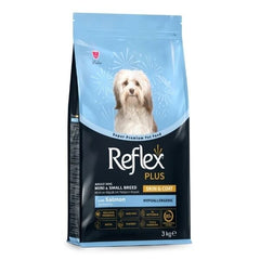Reflex Plus Skin Coat Somonlu Mini ve Küçük Irk Yetişkin Köpek Maması 3 Kg