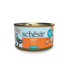 Schesir Sos İçinde Sardalyalı Yetişkin Konserve Kedi Maması 1 Adet 70 Gr