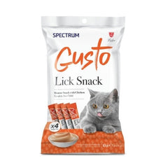 Spectrum Gusto Lick Snack Tavuklu Sıvı Kedi Ödül Maması 1 Adet 4x15 Gr