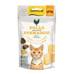 Gimcat Crunchy Snacks Tavuklu ve Peynirli Tahılsız Kedi Ödül Maması 1 Adet 50 Gr