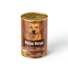 PetzzDogs Kuzu Etli Yetişkin Köpek Konservesi 400 Gr 1 Adet