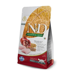 ND Ancestral Grain Düşük Tahıllı Tavuk ve Narlı Yetişkin Kedi Maması 5kg