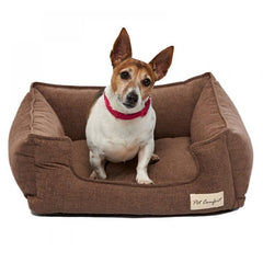 Pet Comfort Alpha Mirandus Kedi ve Köpek Yatağı Açık Kahverengi Xsmall 48x58 Cm