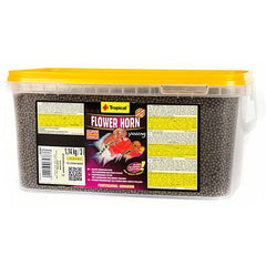 Tropical Flower Horn Young Pellet Genç Flower Horn Balıkları için Renklendirici Balık Yemi 3 Lt 1.14 Kg