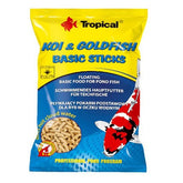 Tropical Koi Goldfish Basic Sticks Havuz Balıkları için Yüzücü Temel Balık Yemi 100 Ml 90 Gr