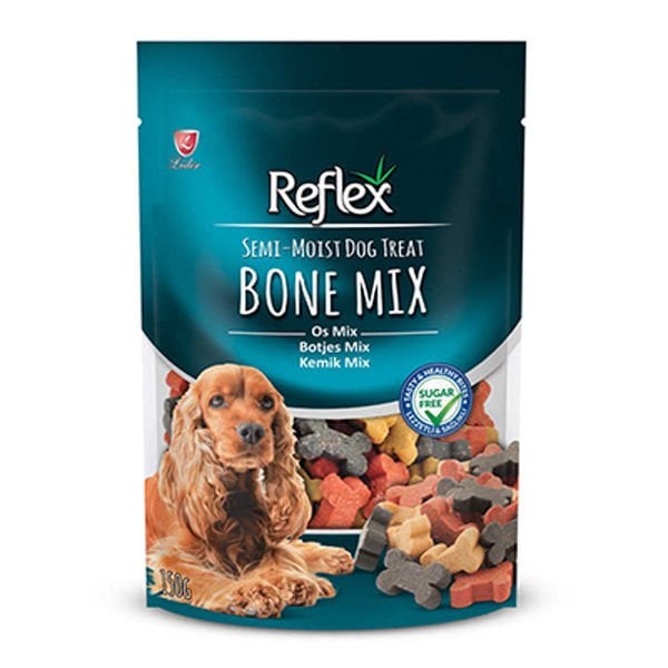Reflex Semi Moist Mini Mix Kemik Köpek Ödülü 1 Adet 150 Gr