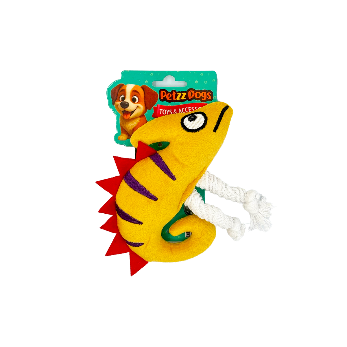 PetzzDogs Buka Sesli Dayanıklı Peluş Köpek Çiğneme Oyuncağı Sarı 14x25 Cm