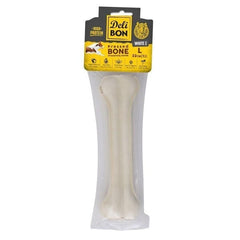 Delibon Deri Press Köpek Kemik Ödülü Beyaz Medium 22 Cm 1 Adet