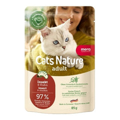 Mera Cats Nature Insect Böcekli Pouch Yetişkin Konserve Kedi Maması 85 Gr 1 Adet