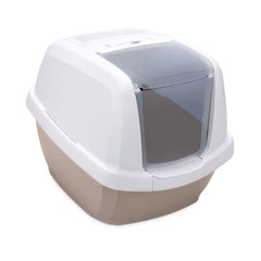 İmac Maddy Üstü Açılır Kapalı Kedi Tuvaleti Beyaz/Bej 65x47.5x47.5 Cm