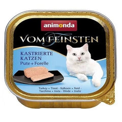 Animonda Vom Feinsten Mildes Menu Hindi Etli ve Alabalıklı Yetişkin Konserve Kedi Maması 1 Adet 100 Gr