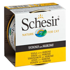 Schesir Ton Balık ve Surimi Jöleli Konserve Kedi Maması 1 Adet 85 Gr