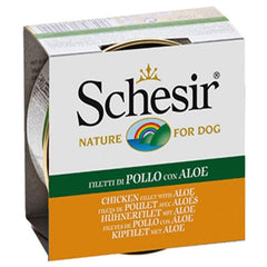 Schesir Aloevera ve Tavuklu Jöleli Konserve Köpek Maması 1 Adet 150 Gr