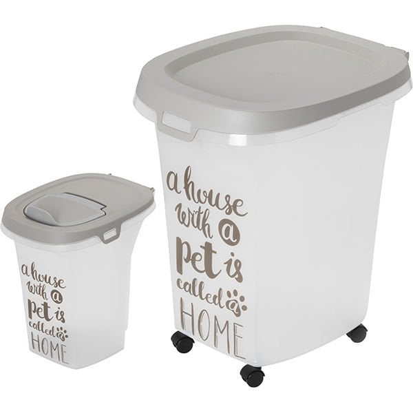Moderna Trendy Story Pet Wisdom Kedi ve Köpek Plastik Mama Saklama Kabı 6 Lt 27x22x28 Cm