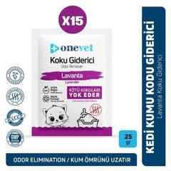 OneVet Kedi Kumu Koku Giderici 15x25 Gr Lavantalı