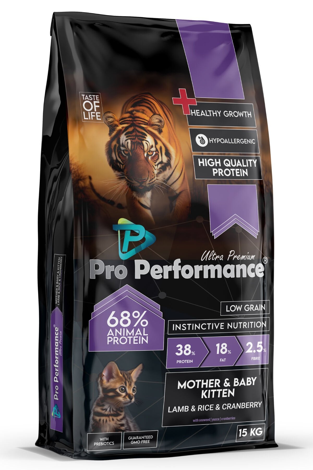 Pro Performance MotherBaby Kuzulu ve Pirinçli Anne ve Yavru Kedi Maması 15 Kg