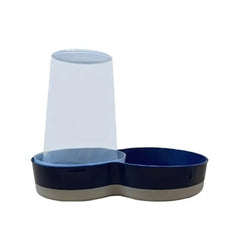 Moderna Hazneli Kedi ve Köpek Mama Kabı Lacivert 1.5 Lt