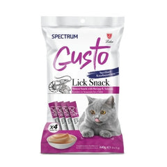 Spectrum Gusto Karidesli ve Somonlu Kısırlaştırılmış Sıvı Kedi Ödül Maması 1 Adet 60 Gr