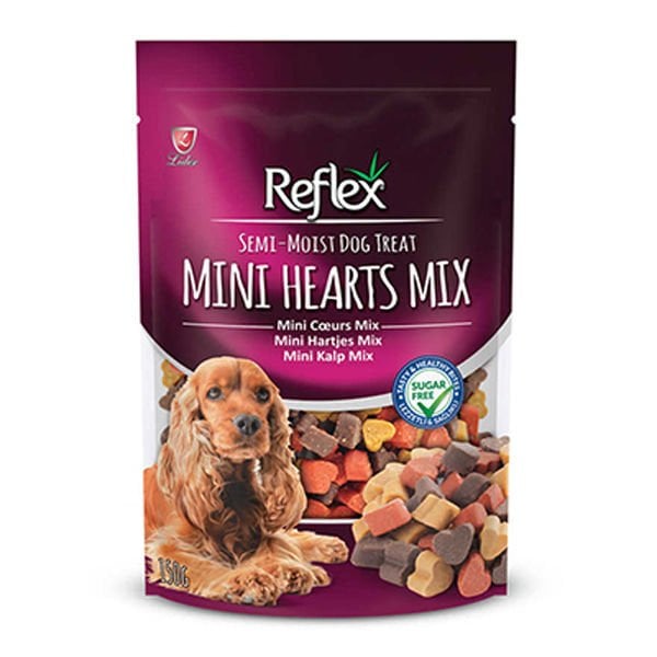 Reflex Semi Moist Mini Kalp Mix Köpek Ödül Maması 1 Adet 150 Gr
