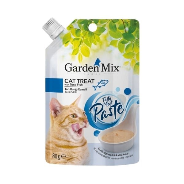 Garden Mix Ton Balık Ezme Sıvı Kedi Ödül Maması 1 Adet 80 Gr