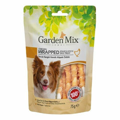 Garden Mix Tavuk Eti Sargılı Kemik Düşük Yağlı Şekersiz Stick Köpek Ödül Maması 1 Adet 75 Gr