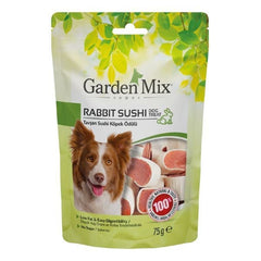Garden Mix Tavşan Sushi Düşük Yağlı Şekersiz Köpek Ödül Maması 1 Adet 75 Gr