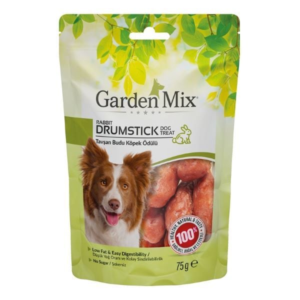 Garden Mix Tavşan Budu Düşük Yağlı Şekersiz Köpek Ödül Maması 1 Adet 75 Gr