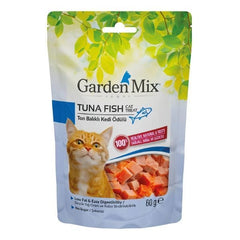 Garden Mix Ton Balıklı Düşük Yağlı Şekersiz Kedi Ödül Maması 1 Adet 60 Gr