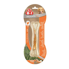8in1 Delights Tavuklu Köpek Kemik Ödülü 1 Adet Large 130 Gr