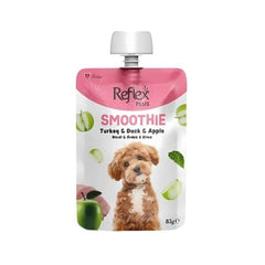 Reflex Plus Smoothie Hindi Etli Ördekli ve Elmalı Sıvı Yetişkin Köpek Ödül Maması 1 Adet 85 Gr