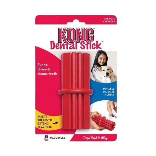 Kong Dental Stick Diş Temizliği için Çok Amaçlı Köpek Oyuncağı Medium 10 Cm